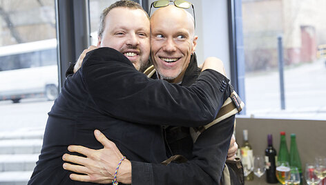 Andrius Užkalnis ri Algimantas Krisčiūnas