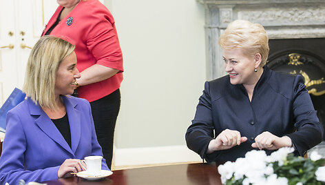 Federica Mogherini ir Dalia Grybauskaitė