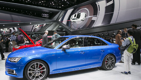 &bdquo;Audi&ldquo; stendas Frankfurto automobilių parodoje