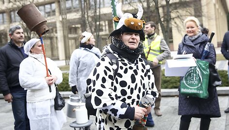 Pienininkų protesto akcija