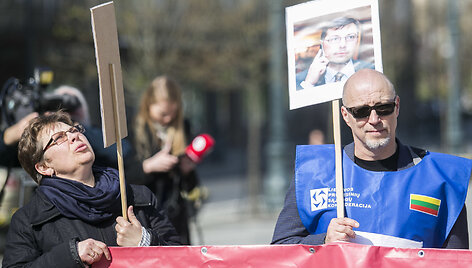 Lietuvos profesinių sąjungų konfederacijos protestas 