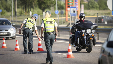 Rytinis kelių policijos reidas
