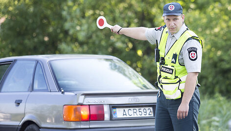 Rytinis Vilniaus kelių policijos reidas