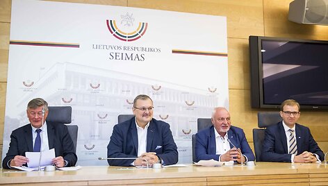 Artūras Paulauskas, Kęstutis Dauk&scaron;ys, Valentinas Mazuronis ir Vytautas Gap&scaron;ys