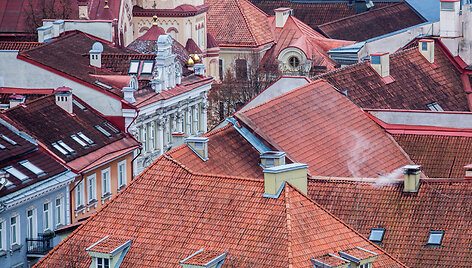 Vilniaus senamiesčio stogai