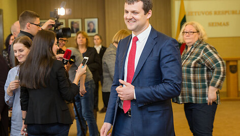 Saulius Skvernelis ir Gintautas Paluckas