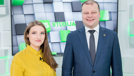 Liepa Želnienė ir Saulius Skvernelis