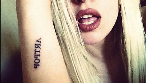 Lady Gaga nauja tatuiruotė
