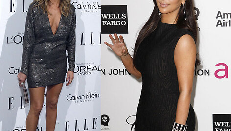 Jennifer Aniston ir Kim Kardashian