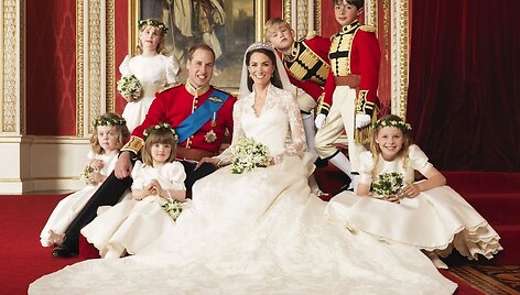 Princo Williamo ir Kate Middleton vestuvių akimirka