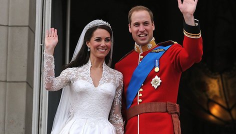 Princo Williamo ir Catherine Middleton vestuvių akimirka