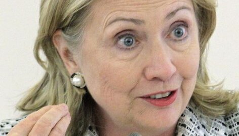 2 vieta &ndash; JAV valstybės sekretorė Hillary Clinton