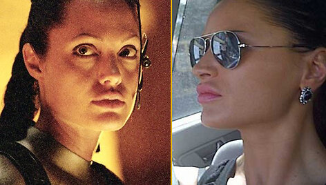Angelina Jolie (kairėje) ir Luminita Perijoc