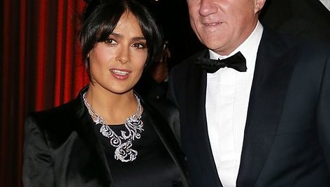 Salma Hayek su vyru Francois-Henri Pinault