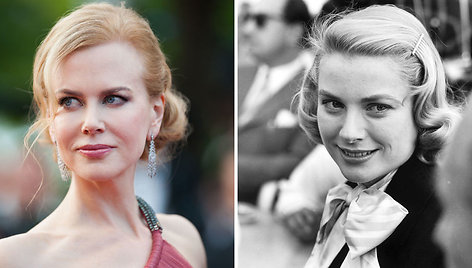 Nicole Kidman (kairėje) ir Monako kunigaikštienė Grace