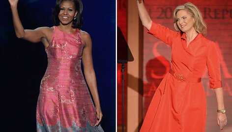 Michelle Obama (kairėje) ir Ann Romney