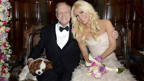 Hugh Hefneris ir Crystal Harris