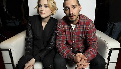 Evan Rachel Wood ir Shia LaBeoufas