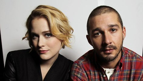 Evan Rachel Wood ir Shia LaBeoufas