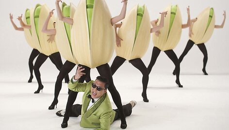 Psy &bdquo;Wonderful Pistachios&ldquo; reklamoje