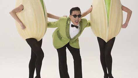 Psy &bdquo;Wonderful Pistachios&ldquo; reklamoje
