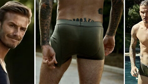Davidas Beckhamas reklaminiame klipe