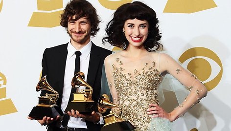 Gotye ir Kimbrai – geriausio alternatyvios muzikos albumo ir geriausio popdueto apdovanojimai