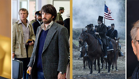 Benas Affleckas ir „Operacija „Argo“ prieš Steveną Spielbergą ir „Linkolną“