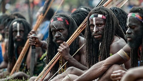 Balimo slėnio gyventojai (Papua provincija, Indonezija)