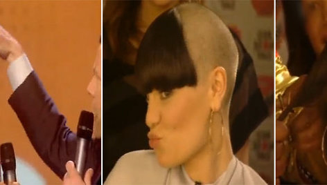 Jessie J „Raudonosios nosies dienos“ labdaros telemaratone paaukojo savo plaukus