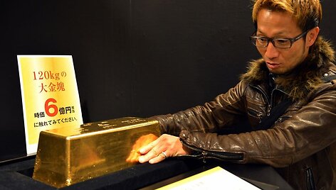 120 kg aukso luitas (kaina &ndash; 350 mln. litų)