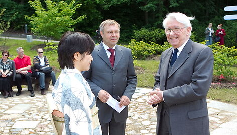 Kazuko Shiraishi, Audrius Skridaila ir Benediktas Juodka 