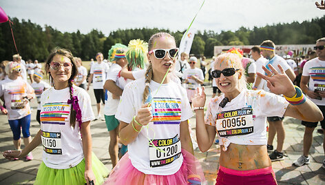 &bdquo;The Color Run&ldquo; bėgimo Vilniuje akimirka