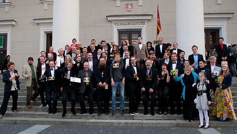 Akimirka iš apdovanojimų ceremonijos