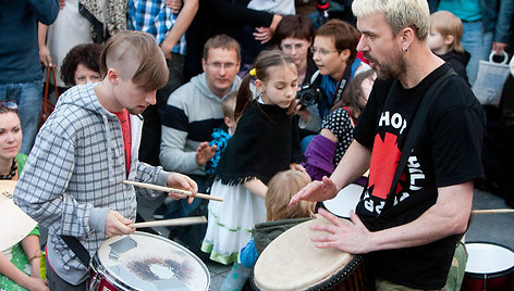 Akimirka iš „Gatvės muzikos dienos“