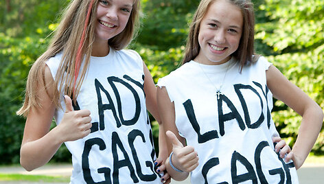 Gerbėjai renkasi į Lady Gagos koncertą