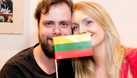 Rūta &Scaron;čiogolevaitė su vyru