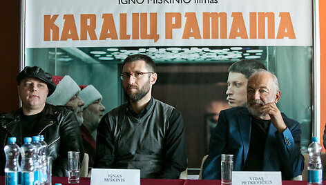 Filmo "Karalių pamaina" spaudos konferencija