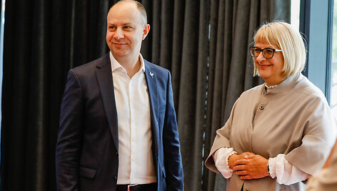 Aurelijus Veryga ir Audronė Jankuvienė