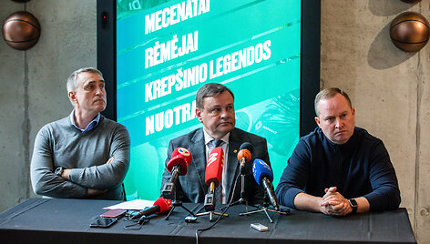 Lietuvos krep&scaron;inio federacijos vykdomojo komiteto spaudos konferencija