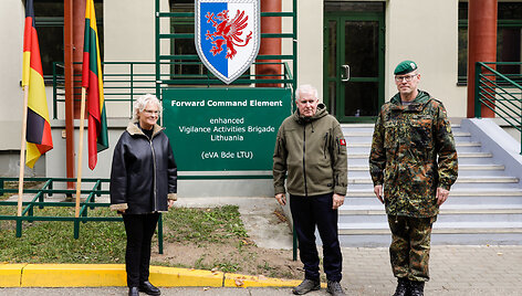 Lietuvai priskirtos Vokietijos brigados &scaron;tabo inauguracija