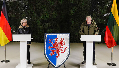Lietuvai priskirtos Vokietijos brigados &scaron;tabo inauguracija