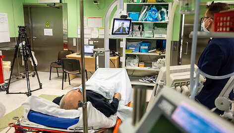 Telemedicinos centro Kauno klinikose pristatymas
