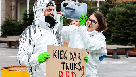 Lietuvos žaliųjų partijos protestas Kaune