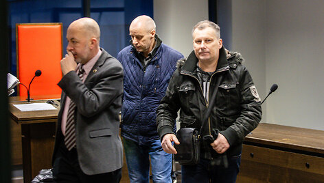 Linas Tarnauskas ir Gintaras Milčius teisme