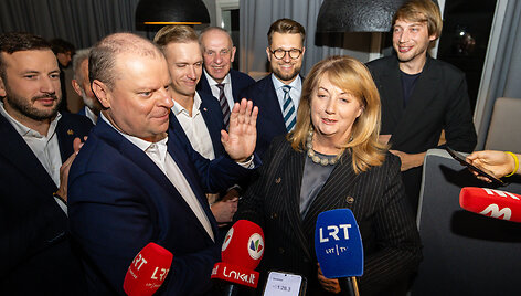 Vilija Blinkevičiūtė ir Saulius Skvernelis