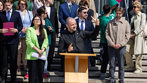 Laisvės ir Žaliųjų partijos pristatė bendrą kandidatę į Kauno merus