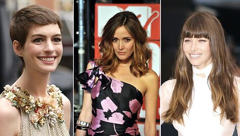 I&scaron; kairės į de&scaron;inę: Anne Hathaway, Rose Byrne ir Jessica Biel