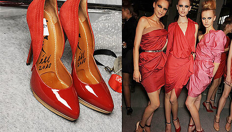 Prancūzų mados namų &bdquo;Lanvin&ldquo; 2010 m. kolekcija skendėjo raudonoje nuotaikoje. 