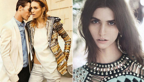 Mados namų &bdquo;Balmain&ldquo; reklaminės kampanijos